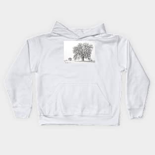 Frosted Cottonwoods Kids Hoodie